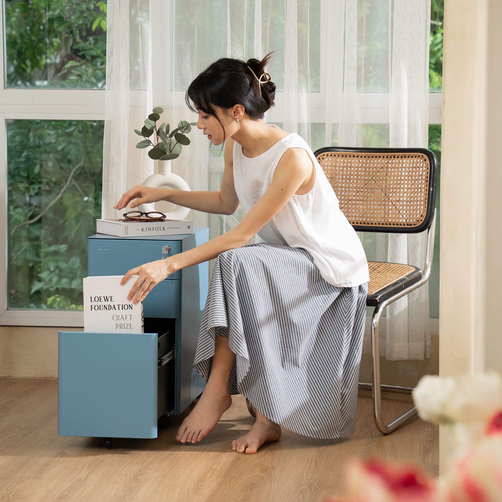 Tủ tài liệu thép di động Ivy Slim - MC02