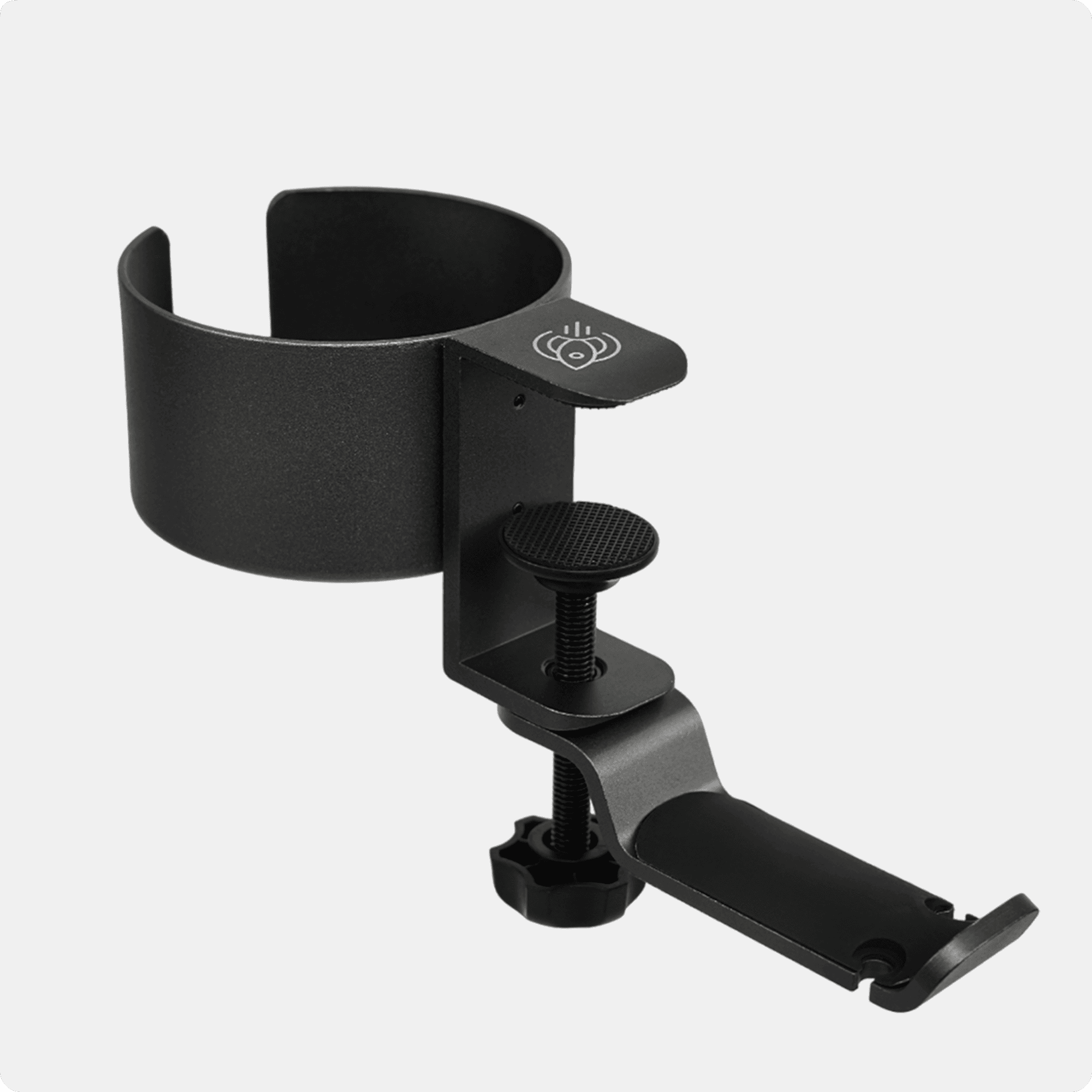 Giá để cốc kẹp bàn tích hợp móc treo đồ HyperWork - CH01