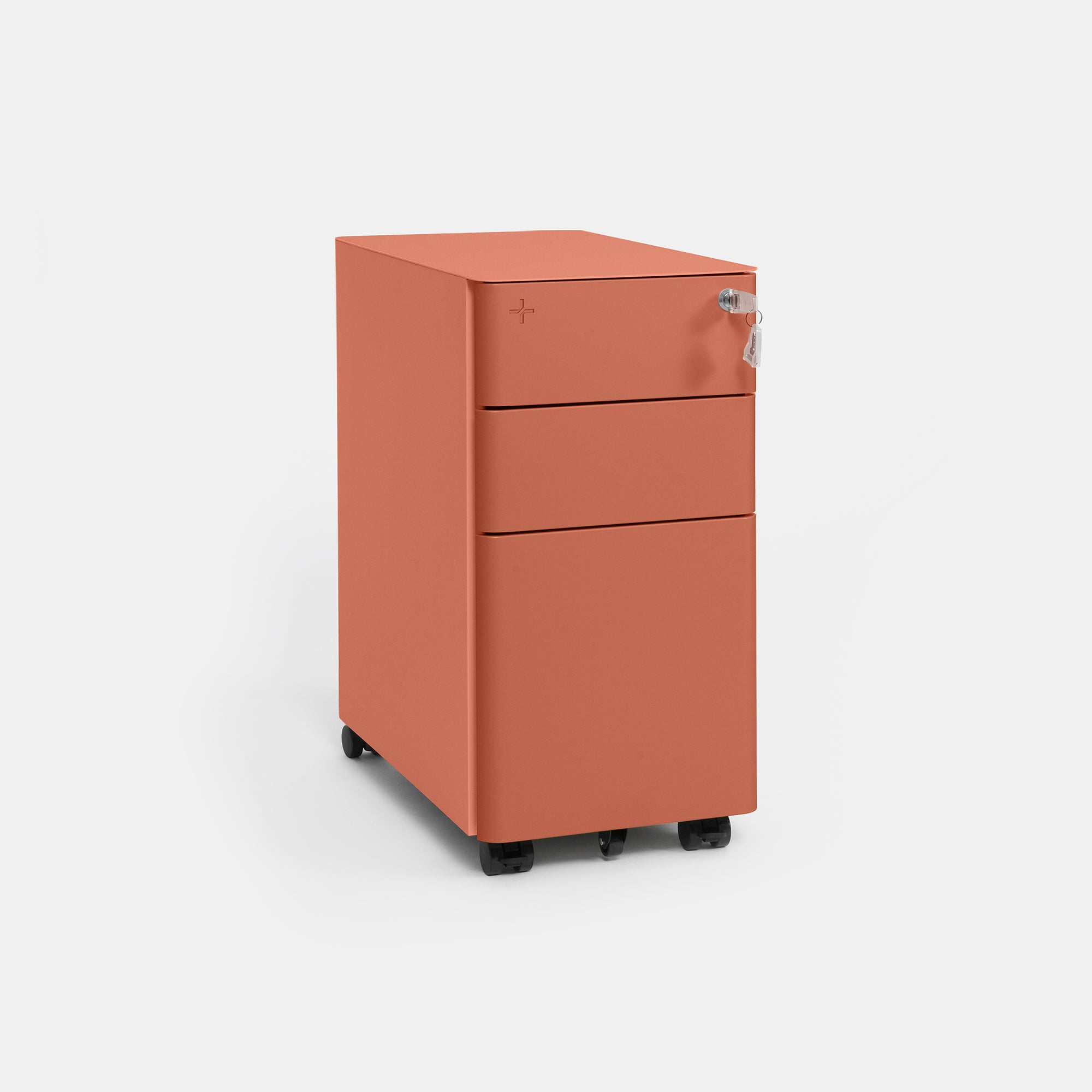 Tủ tài liệu thép di động HyperWork Ivy Slim | MC02 (Cam)