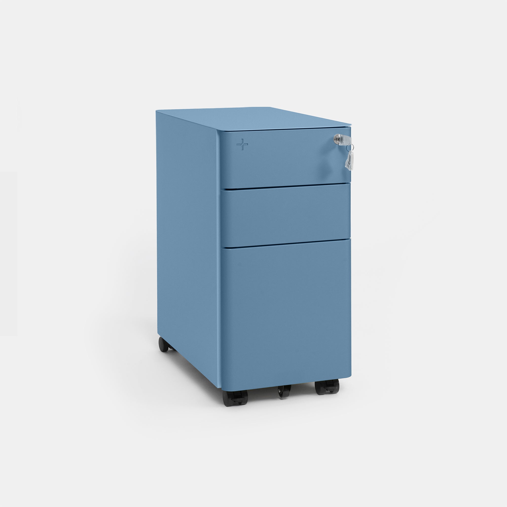 Tủ tài liệu thép di động HyperWork Ivy Slim | MC02 (Xanh băng)