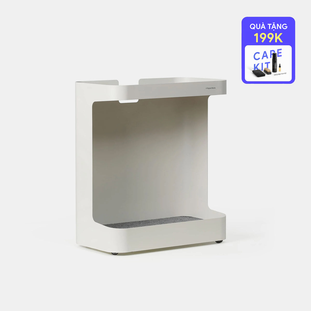 Meuble de rangement mobile en acier Ivy Pro