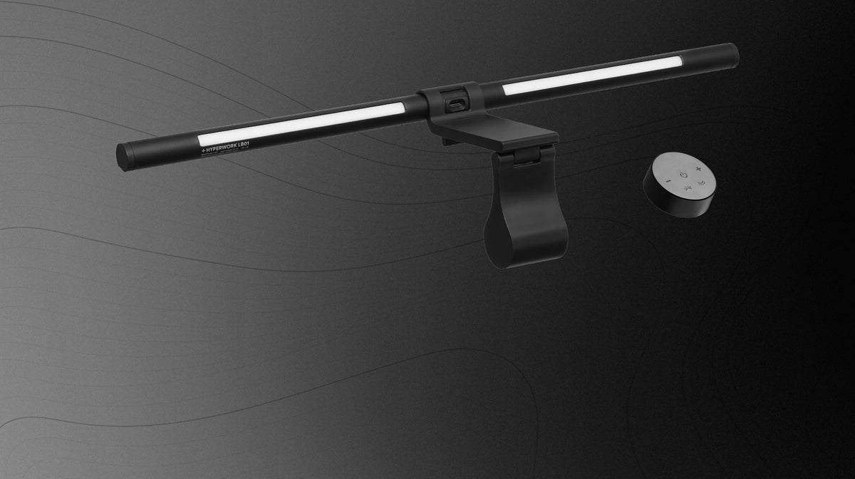 Đèn màn hình chống loá, bảo vệ mắt với dual light.